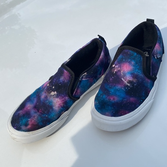 Vans Galaxy Slip-On Sneakers Women’s 4 Multi Purple - Picture 8 of 9